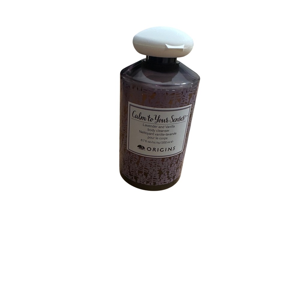 Origins Calm to Your Senses Lavender Vanilla Body Cleanser Wash 6.7 fl oz